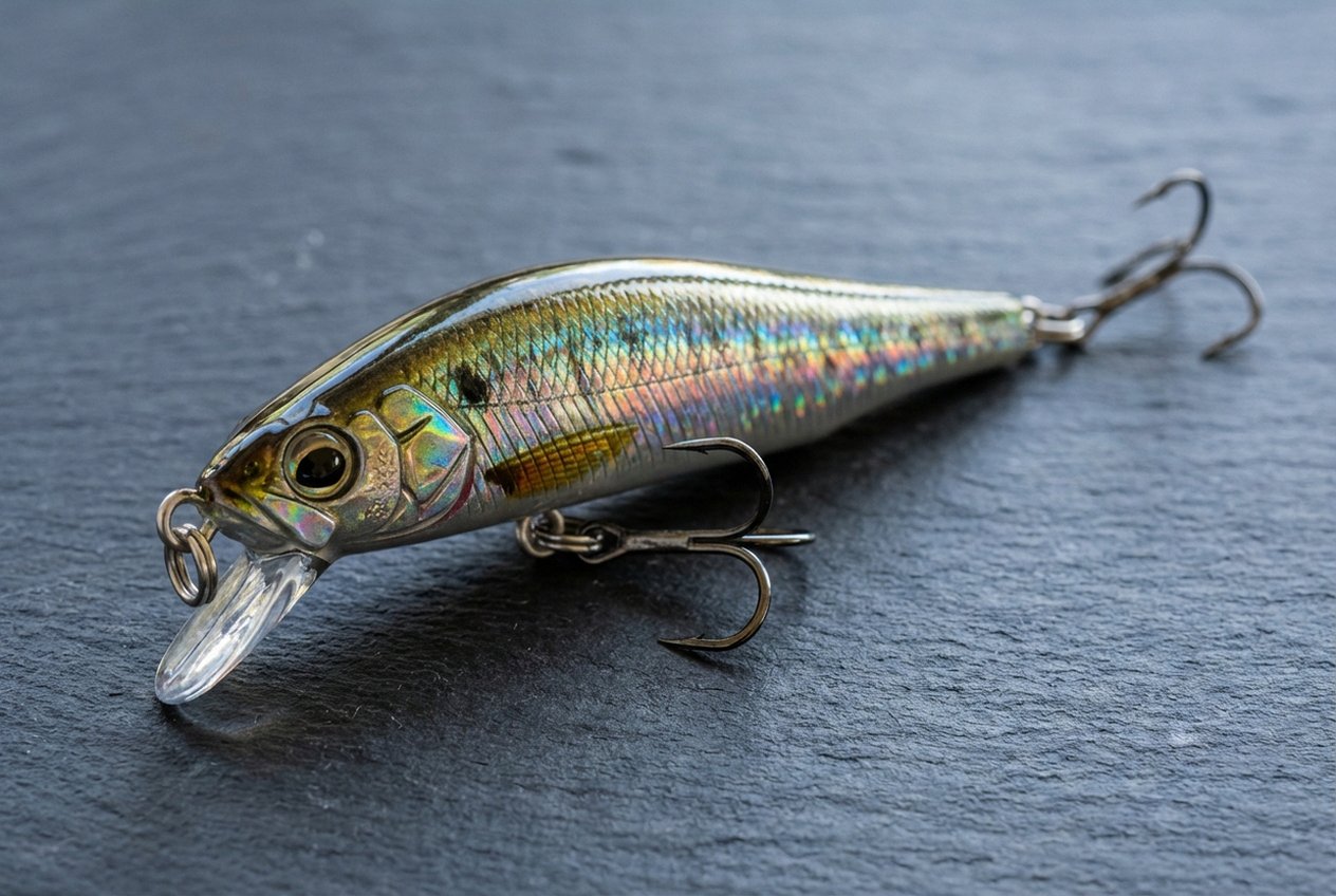 Duo Realis Jerkbait 120SP Nahaufnahme mit sichtbarem Mag-Drive-System