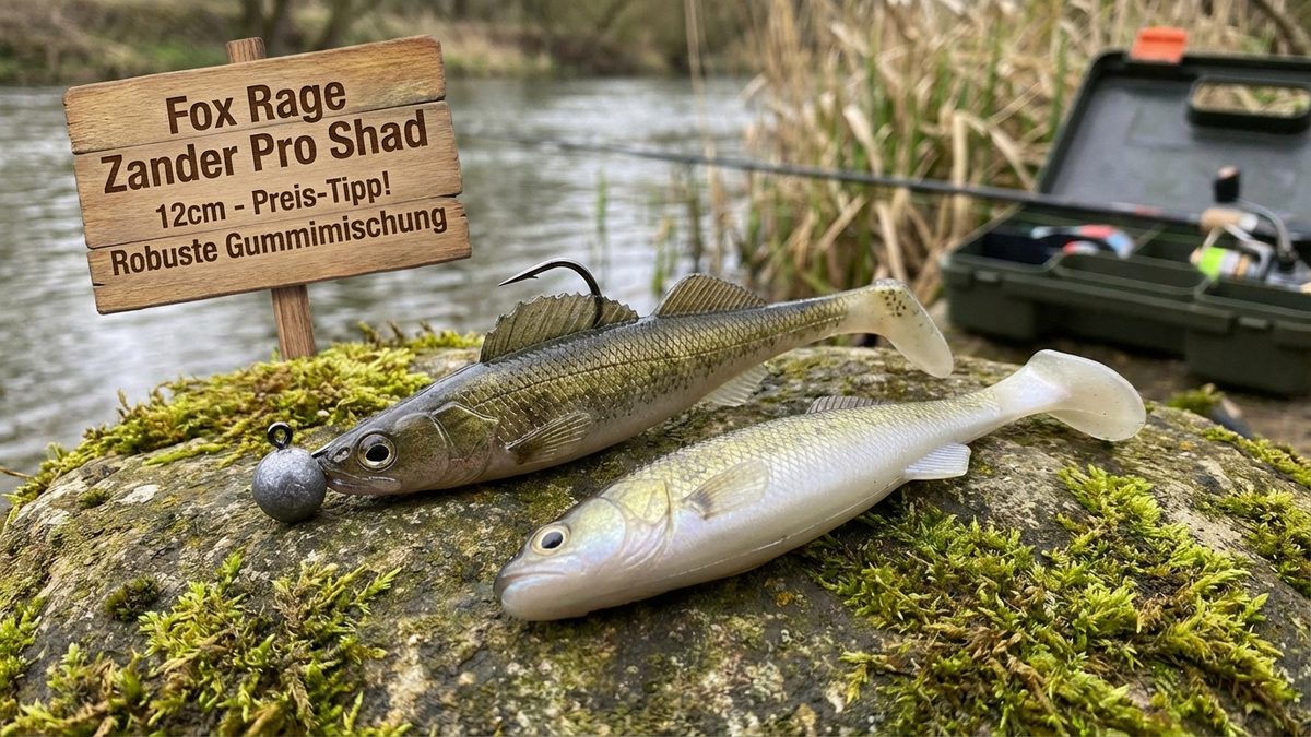 Fox Rage Zander Pro Shad 12 cm – Preis-Tipp mit robuster Gummimischung