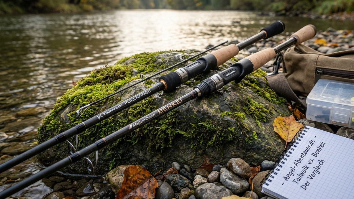 Tailwalk Fullrange und Major Craft Benkei im Detailvergleich