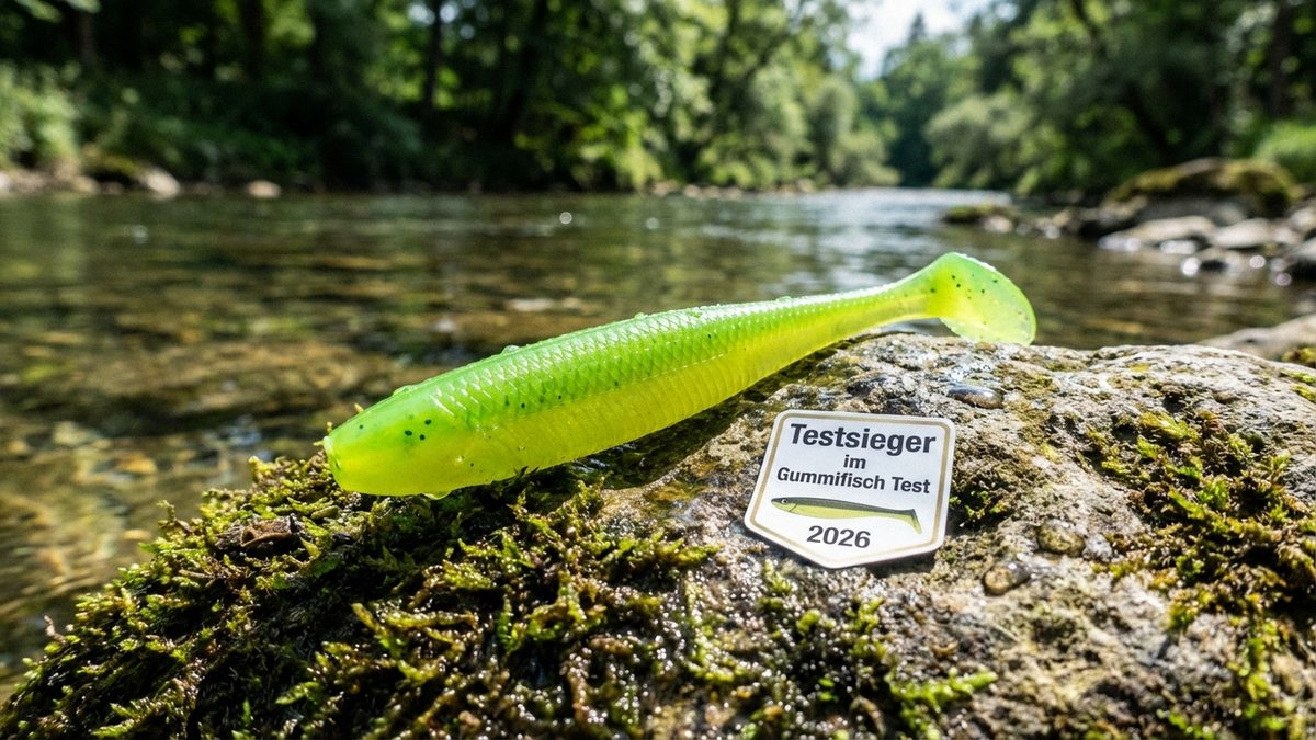 Keitech Easy Shiner 4 Zoll in Lime Chartreuse – Testsieger im Gummifisch Test 2026