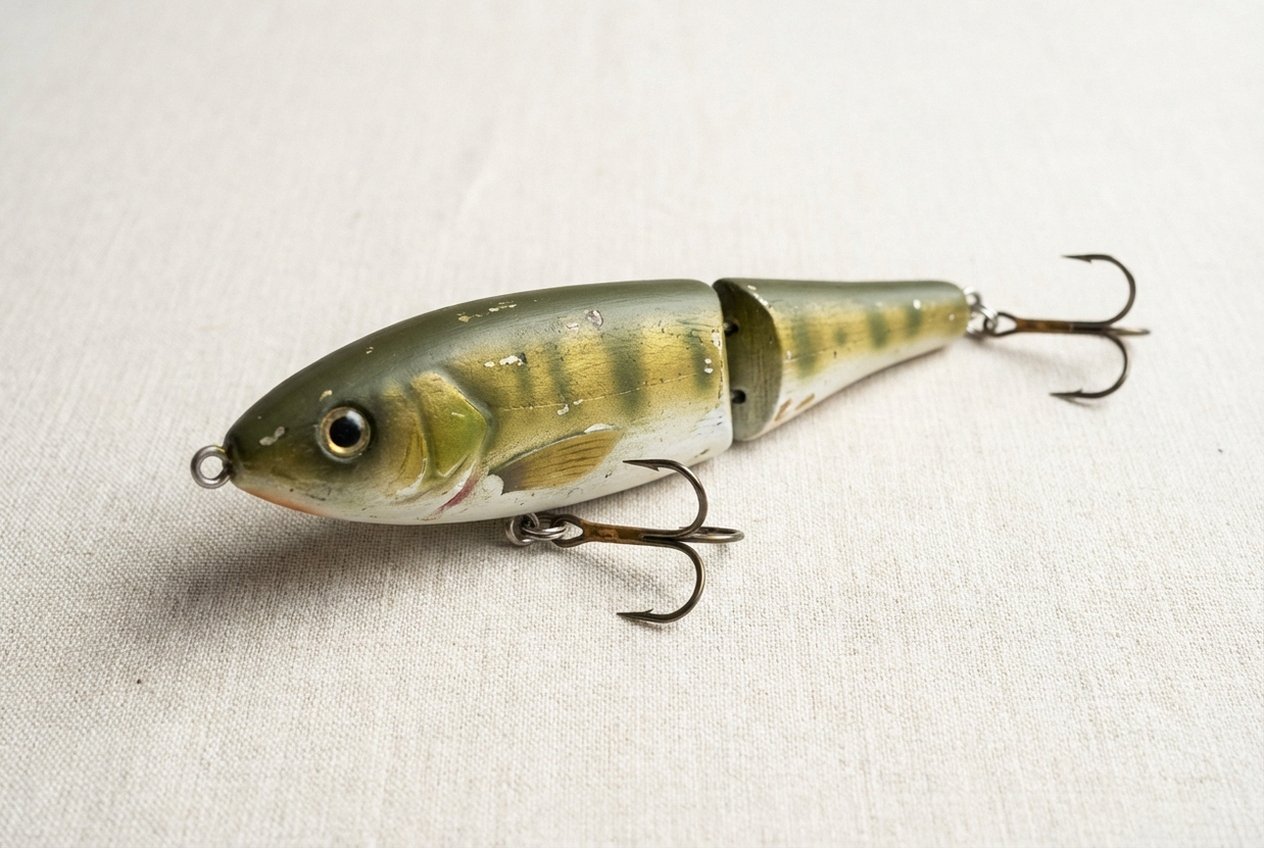 Savage Gear 3D Roach Jerkster 115 neben einem echten Rotauge als Größenvergleich