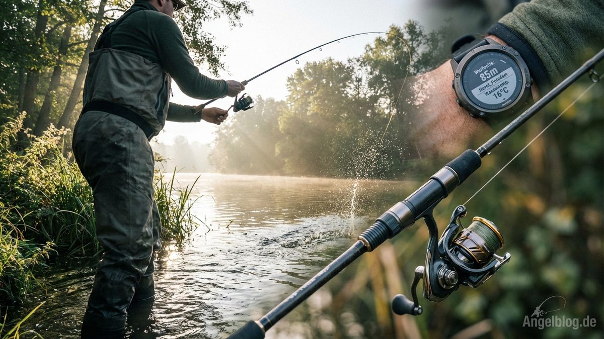 Praxis-Wurftest mit GPS-Messung an der Havel